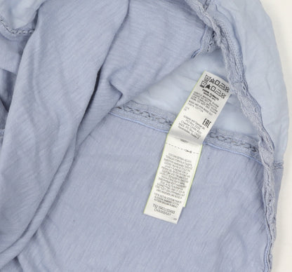 Womens UK Size 12 Marks and Spencer Blue Tunic Blouse
