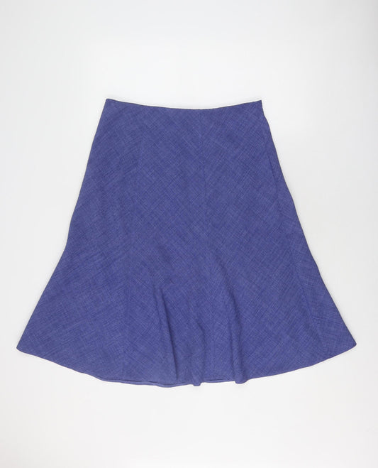 Honor Millburn Women's Blue Polyester Skirt, Size 14