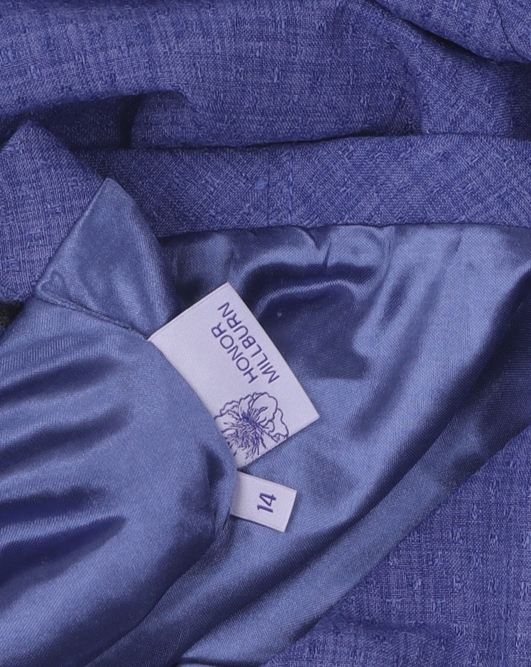 Honor Millburn Women's Blue Polyester Skirt, Size 14