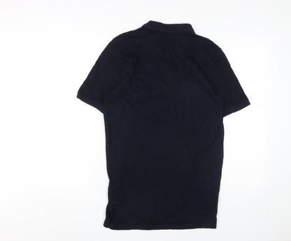 Jack & Jones Men's Black Polo Shirt Size S