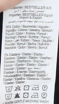 Jack & Jones Men's Black Polo Shirt Size S