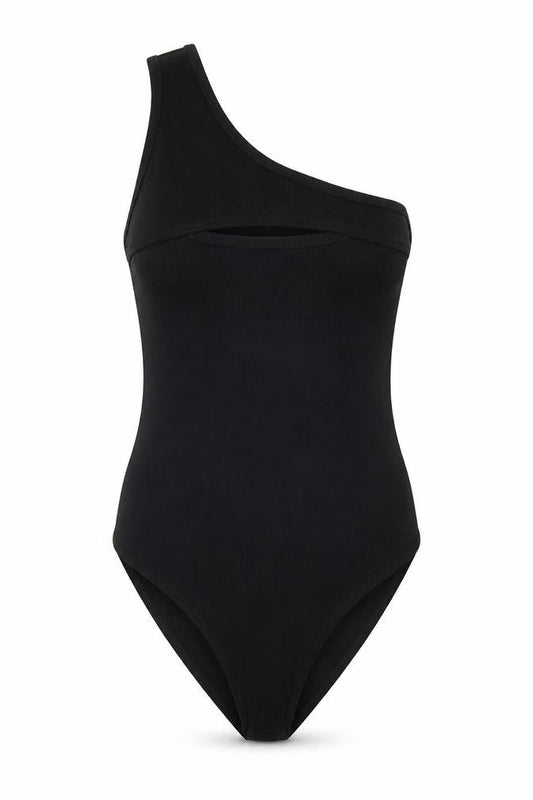 Womens UK Size M Zara One-Piece Black Bodysuit