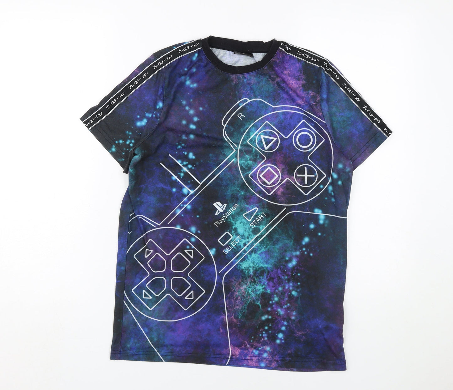 Boys Multicoloured PlayStation Graphic T-Shirt Size 13-14 Years