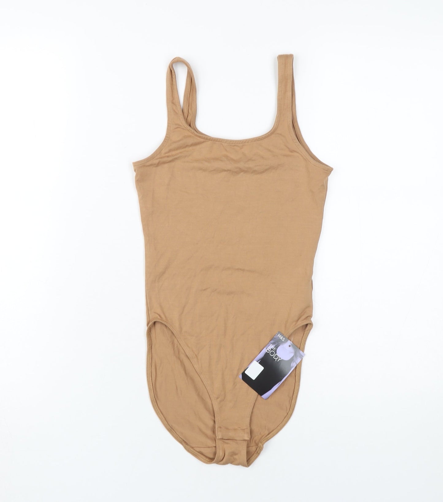 Marks and Spencer Women's Brown Bodysuit Size 8