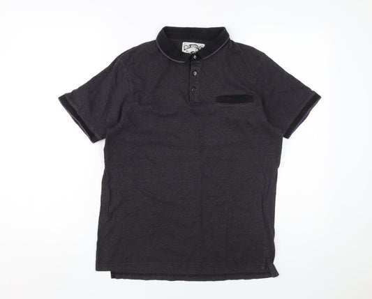 Red Herring Men's Black Medium Polo Shirt, 100% Cotton