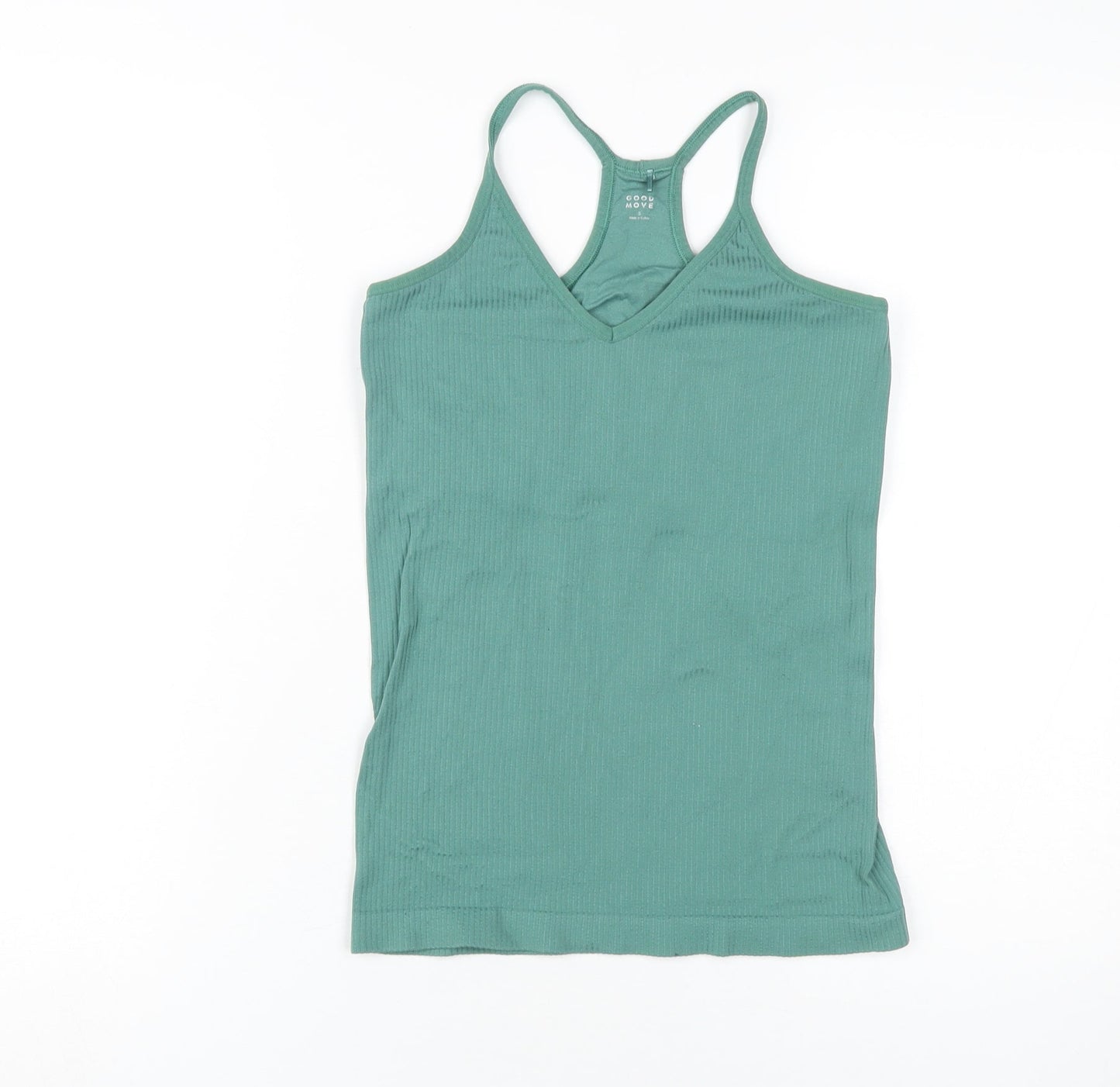 Marks and Spencer Women's Green Tank Top S Camisole Slim