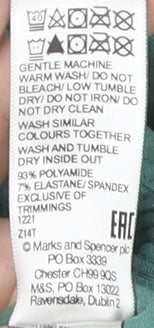 Marks and Spencer Women's Green Tank Top S Camisole Slim