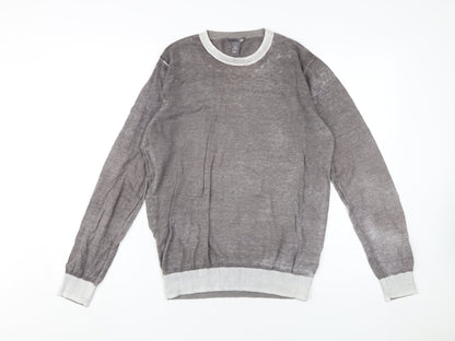 Womens UK Size 12 H&M Grey Pullover Jumper