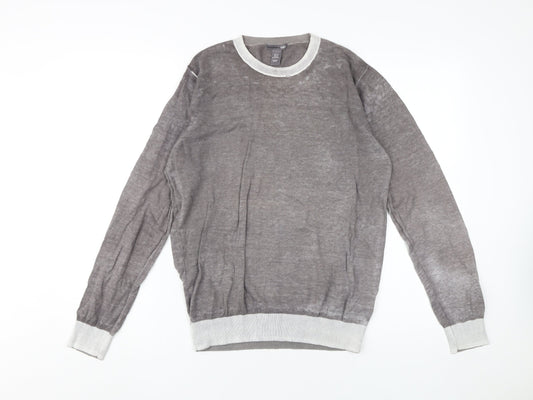 Womens UK Size 12 H&M Grey Pullover Jumper