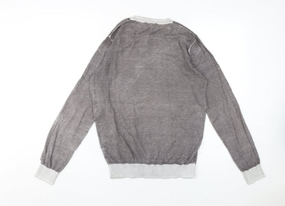 Womens UK Size 12 H&M Grey Pullover Jumper