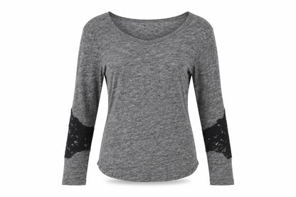 Womens UK Size 8 Zara Grey Basic T-Shirt