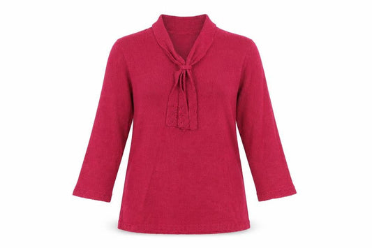 Womens UK Size 10 Honor Millburn Red Basic Blouse