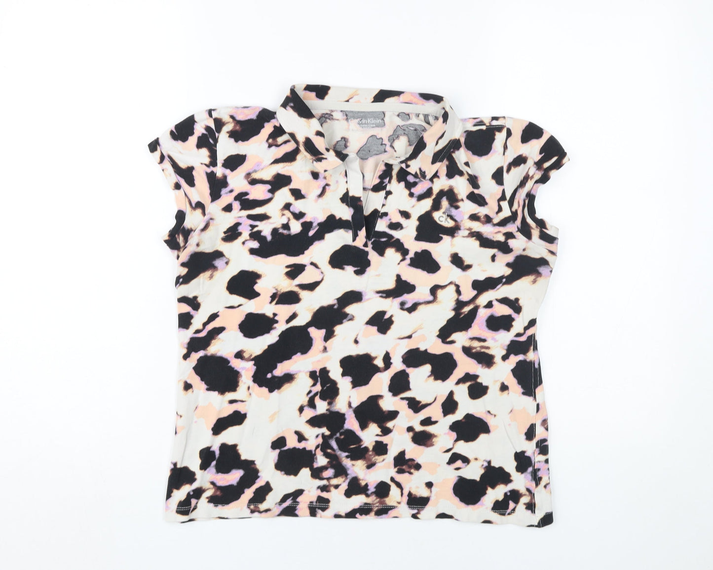 Calvin Klein Women’s Multicoloured Animal Print Blouse M