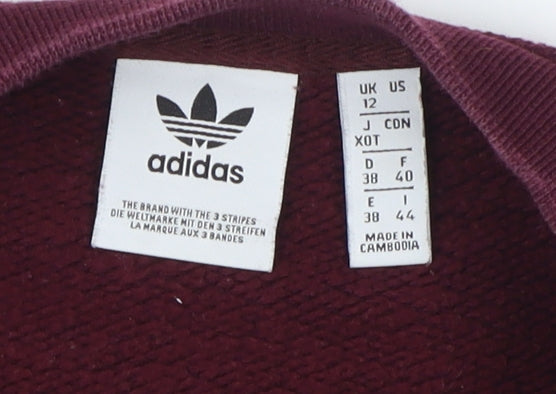 Adidas Women's Colourblock Pullover Sweatshirt Size 12