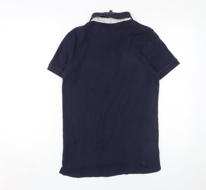 Armani Jeans Men's XS Blue Polo Shirt - Stylish and Comfortable