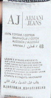 Armani Jeans Men's XS Blue Polo Shirt - Stylish and Comfortable