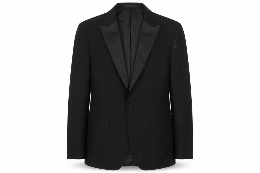 Mens UK Size 38 Moss London Regular Black Suit Tuxedo