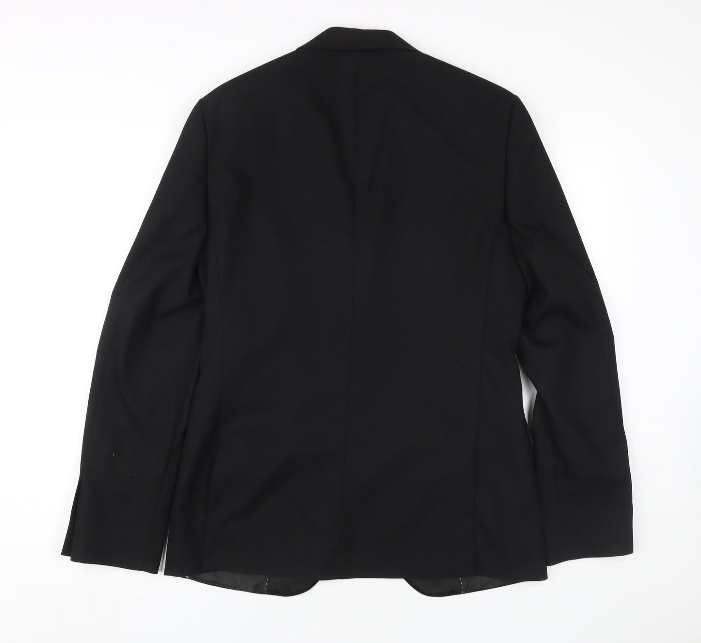 Mens UK Size 38 Moss London Regular Black Suit Tuxedo