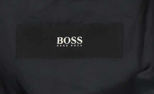Mens UK Size 38 HUGO BOSS Regular Blue Suit Jacket