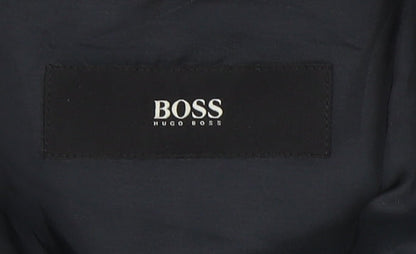 Mens UK Size 38 HUGO BOSS Regular Blue Suit Jacket