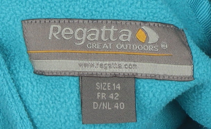 Regatta Women's Blue Fleece Pullover Sweatshirt Size 14