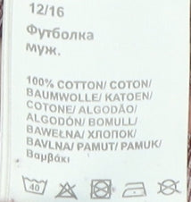 Wrangler Men's Red Striped Cotton T-Shirt, Size S