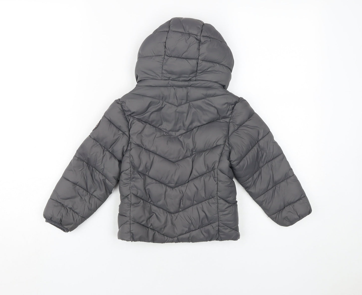 SoulCal & Co Girls Grey Puffer Jacket 2-3 Years
