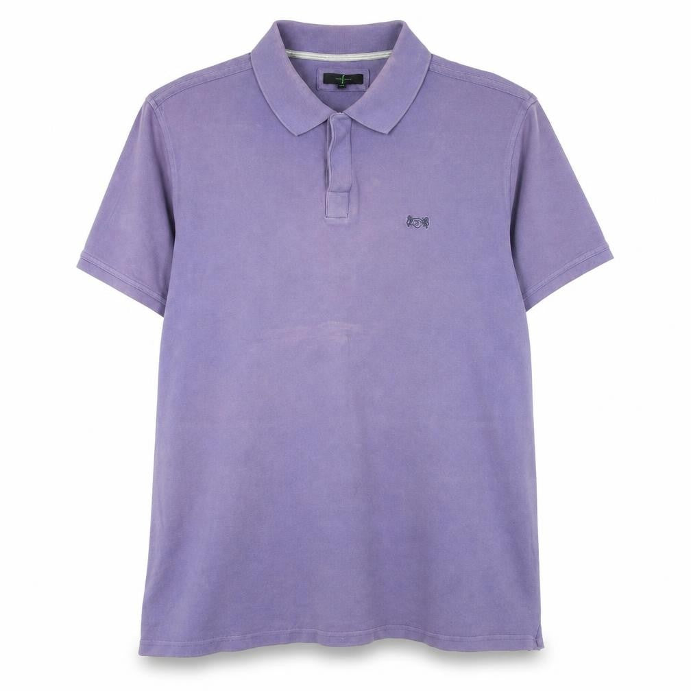 Front view of Jasper Conran Purple 2XL Polo Short Sleeve unisex