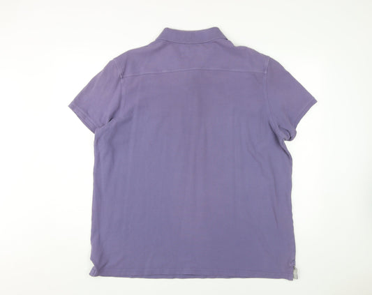 Jasper Conran Purple 2XL Polo Short Sleeve Unisex