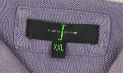 Jasper Conran Purple 2XL Polo Short Sleeve Unisex