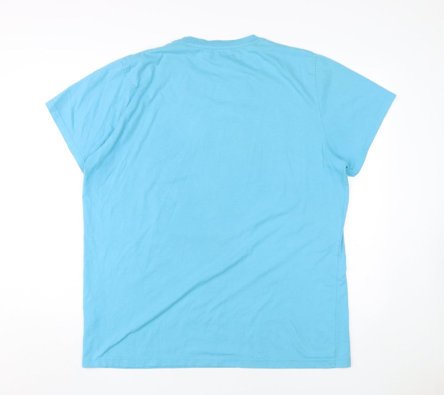 Pierre Cardin Men's Blue 3XL Short Sleeve T-Shirt