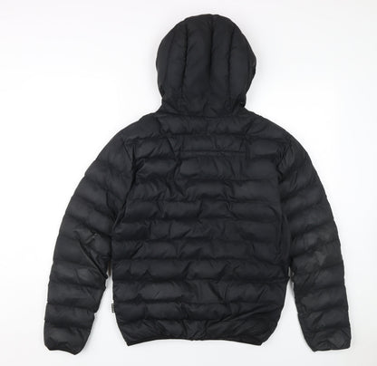 Mens UK Size S NICCE Black Puffer Jacket