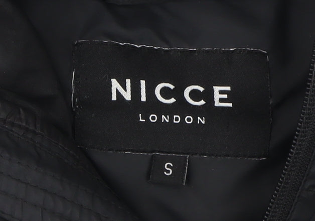 Mens UK Size S NICCE Black Puffer Jacket