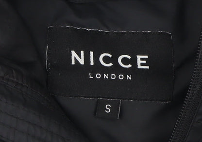 Mens UK Size S NICCE Black Puffer Jacket
