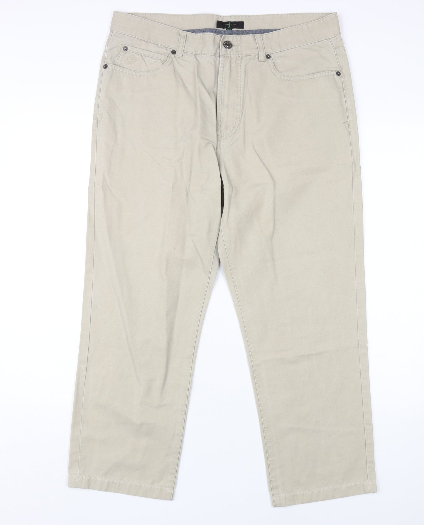 Jasper Conran Men's Beige Chino Trousers Size 36