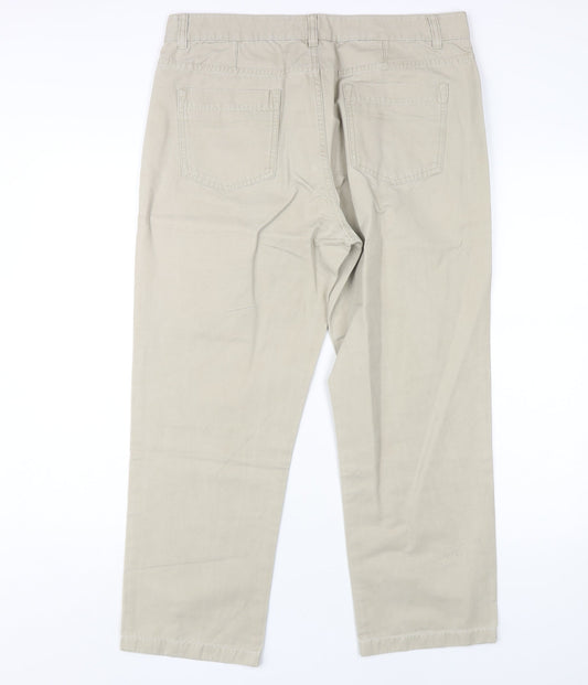 Jasper Conran Men's Beige Chino Trousers Size 36