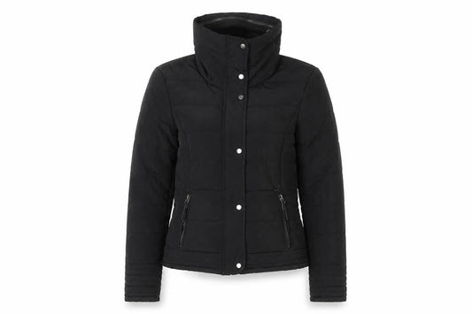 Womens UK Size S Jacqueline de Yong Black Puffer Jacket