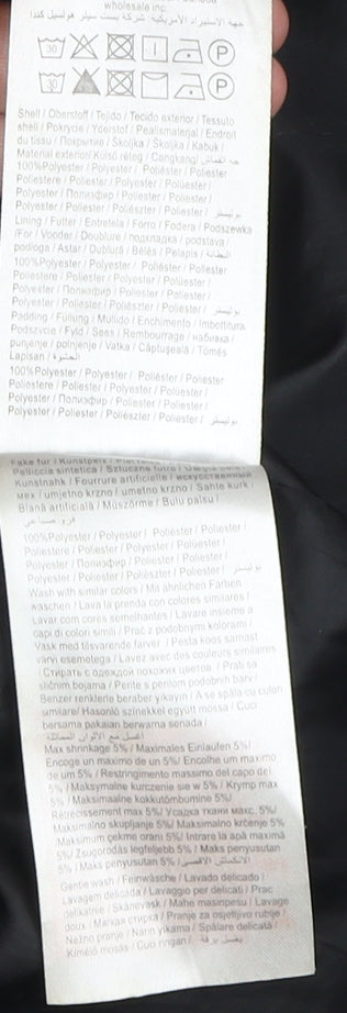 Jacqueline de Yong Women's Black Puffer Jacket S