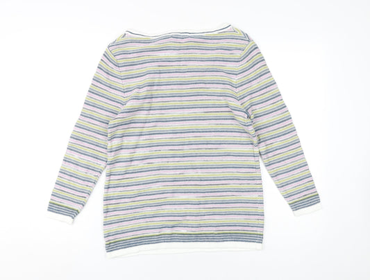Womens UK Size 10 White Stuff Multicoloured Pullover Jumper