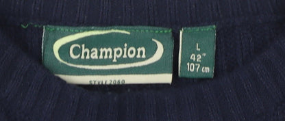 Champion Men's Blue L Pullover Jumper