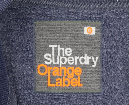 Superdry Men’s Blue Full Zip Sweatshirt 2XL