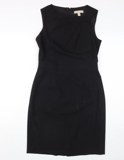 Banana Republic Women's Black Petite Wool Sheath Dress