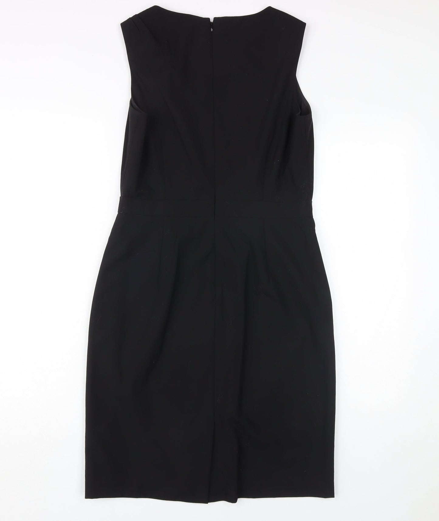 Banana Republic Women's Black Petite Wool Sheath Dress