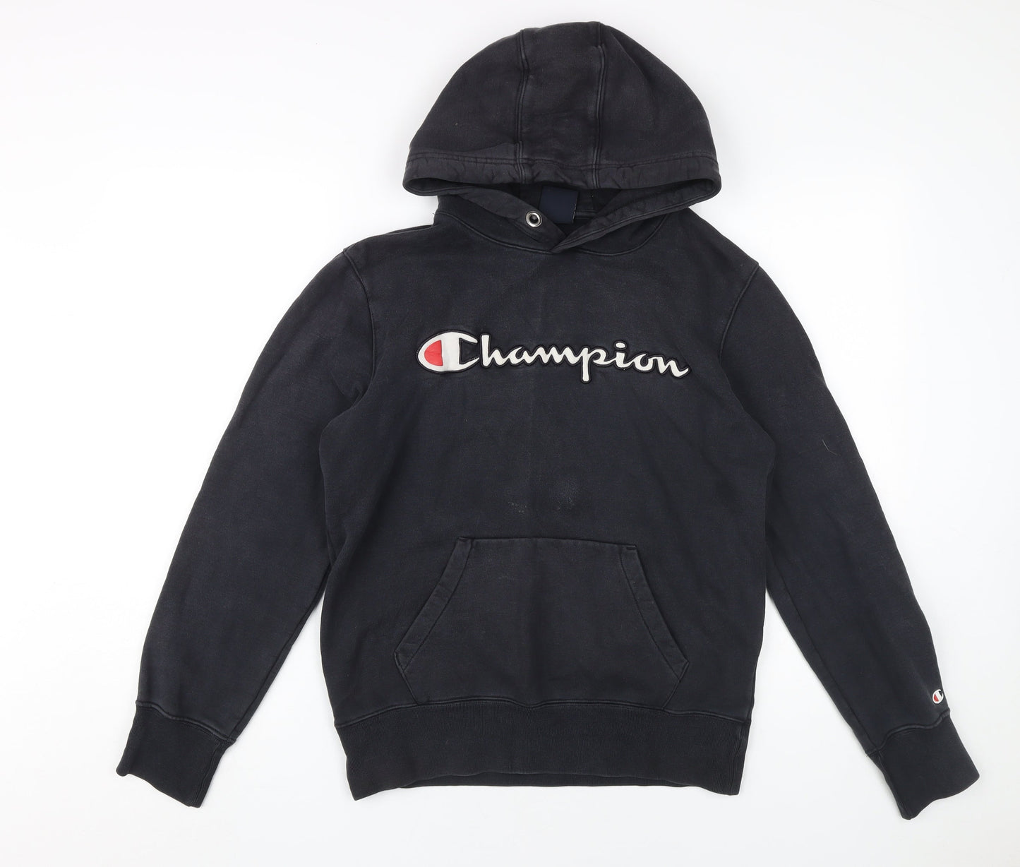 Mens UK Size S Champion Black Pullover Hoodie
