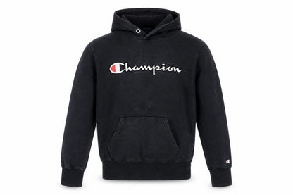 Mens UK Size S Champion Black Pullover Hoodie