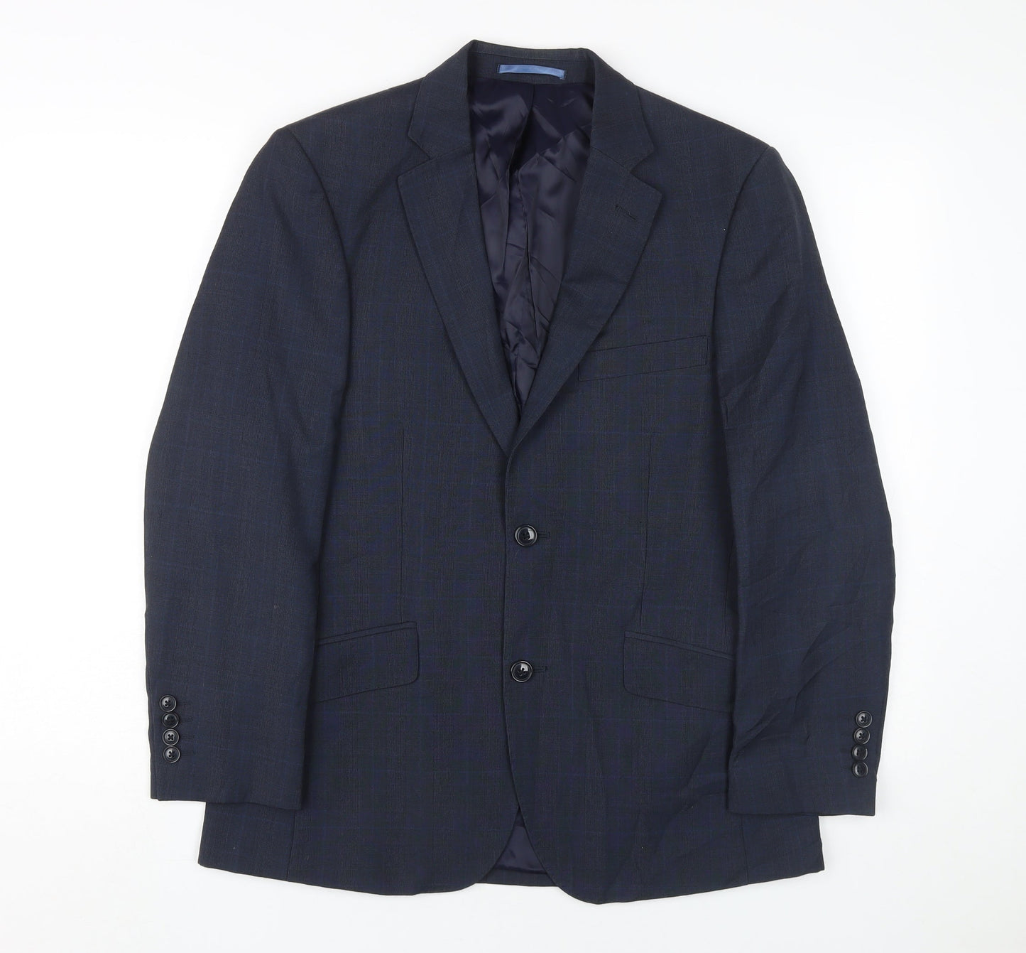 Austin Reed Men's Blue Blazer, 36S, Formal, Wool