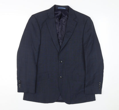 Austin Reed Men's Blue Blazer, 36S, Formal, Wool