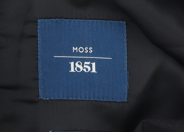 Mens UK Size 44 Moss 1851 Regular Black Suit Jacket
