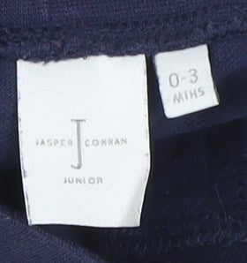 Jasper Conran Baby Jogger Trousers, Unisex Blue 0-3 Months