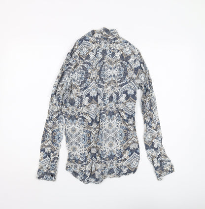 L.O.G.G. Women's Multicoloured Paisley Blouse Size 6